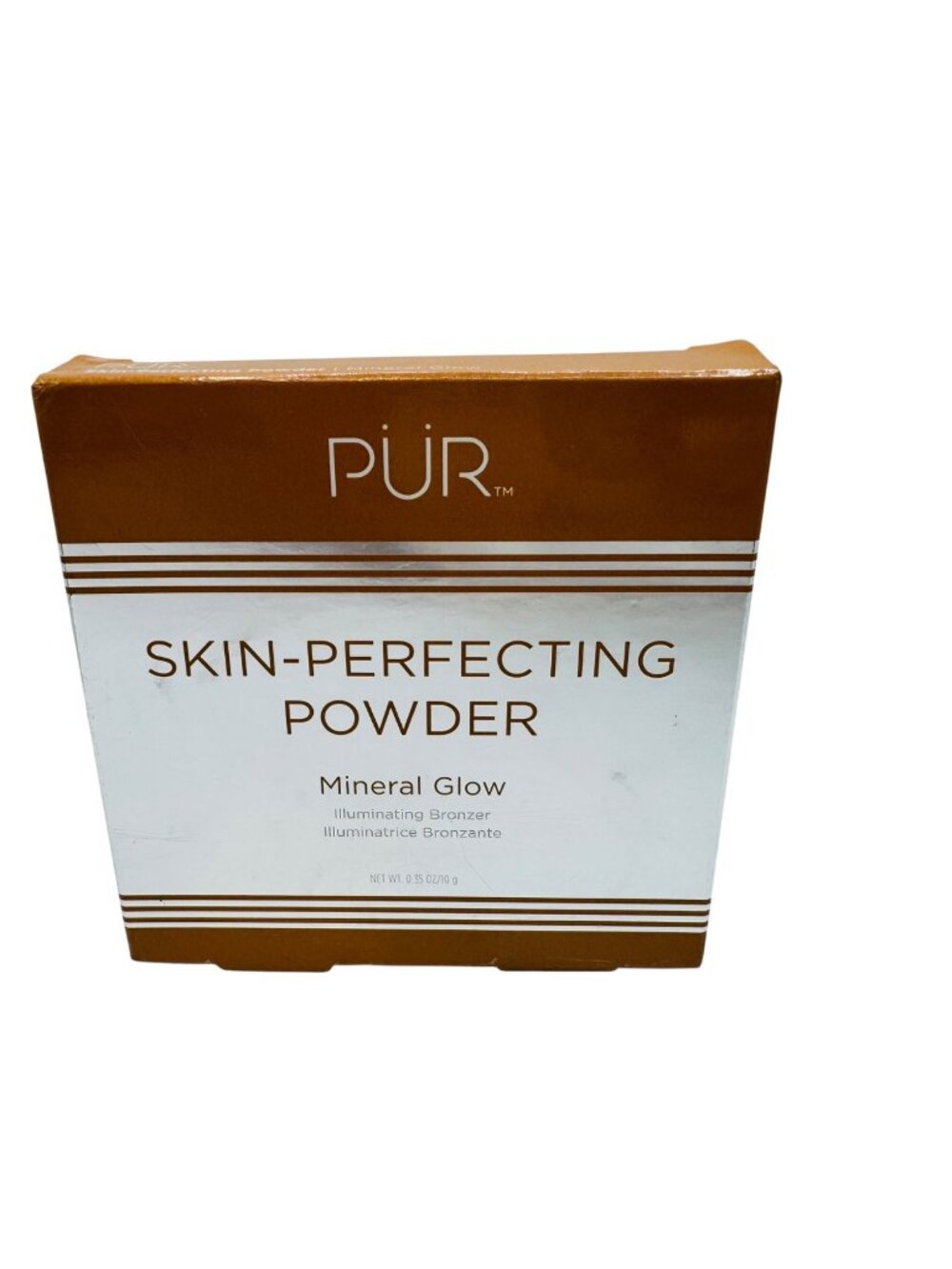 PÜR Skin-Perfecting Powder Mineral Glow Illuminating Bronzer 0.35 Oz
